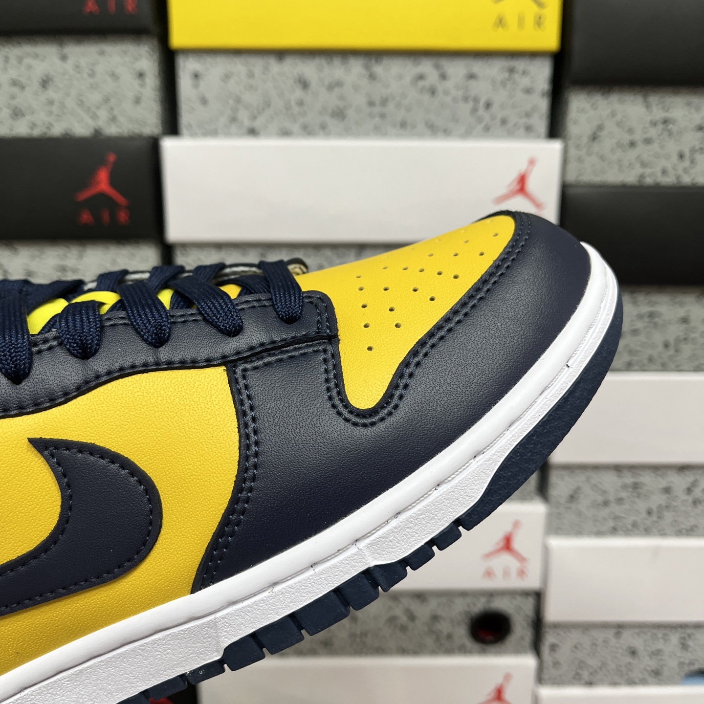 版纯原，NK Dunk Low 密歇根蓝黄 全套原楦原模倾力打造完美版型 独家原厂航空铝磨具打磨大底 鞋