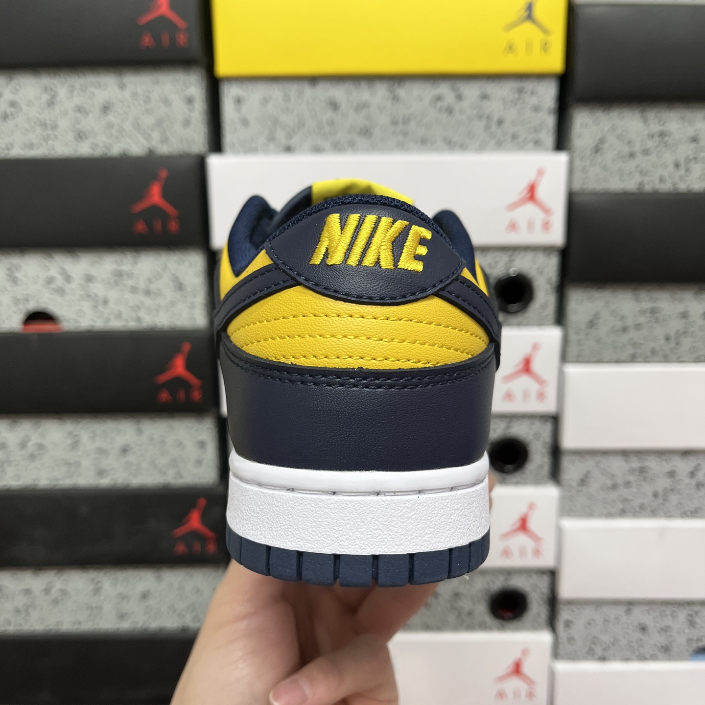 版纯原，NK Dunk Low 密歇根蓝黄 全套原楦原模倾力打造完美版型 独家原厂航空铝磨具打磨大底 鞋
