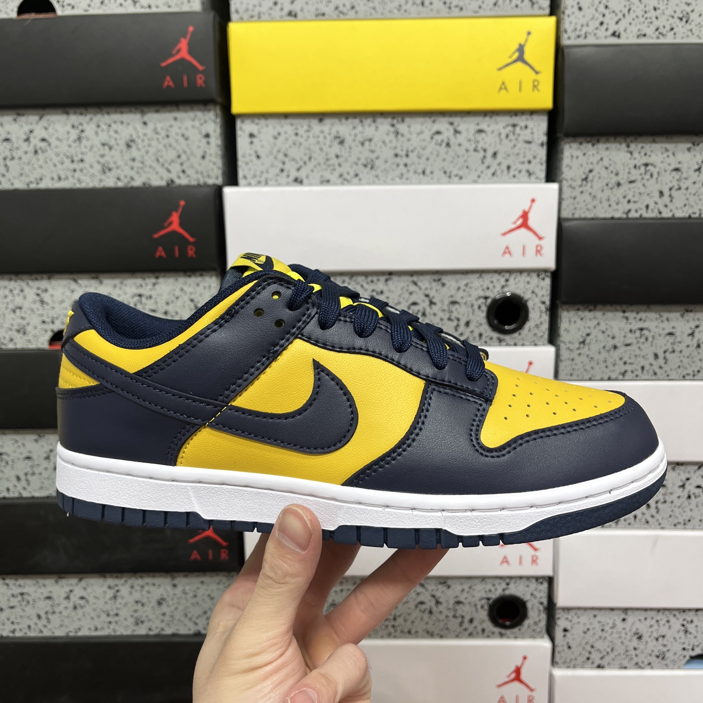 版纯原，NK Dunk Low 密歇根蓝黄 全套原楦原模倾力打造完美版型 独家原厂航空铝磨具打磨大底 鞋