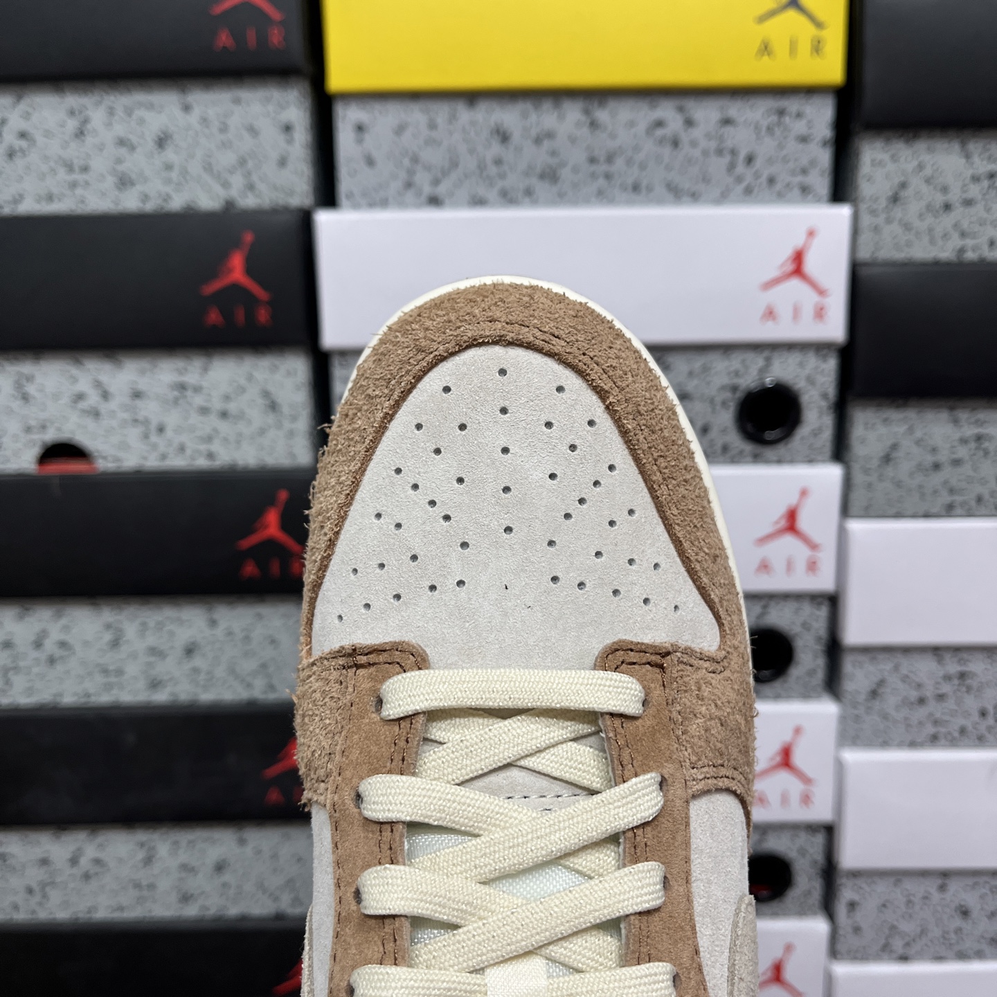 版纯原 NK Dunk Low PRM”Medium Curry“白棕 奶茶 货号：DD1390-100