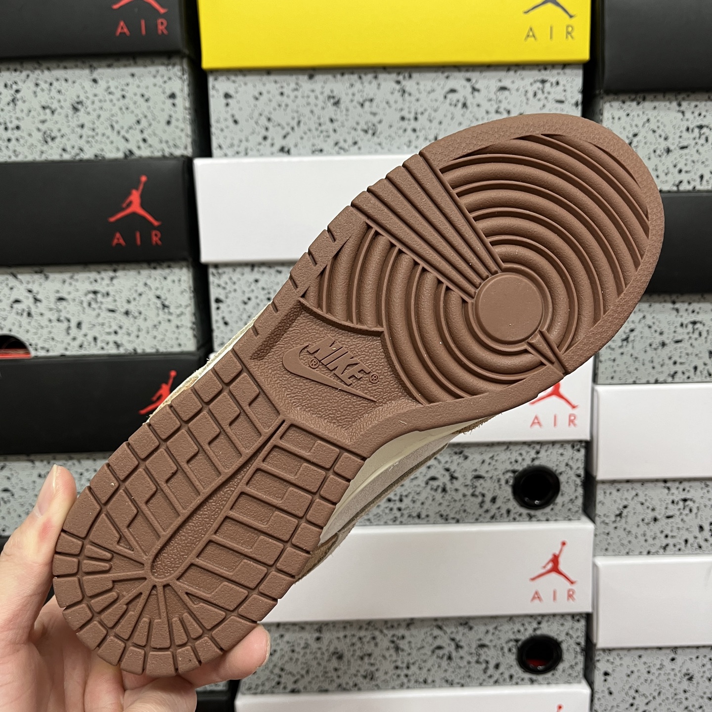 版纯原 NK Dunk Low PRM”Medium Curry“白棕 奶茶 货号：DD1390-100