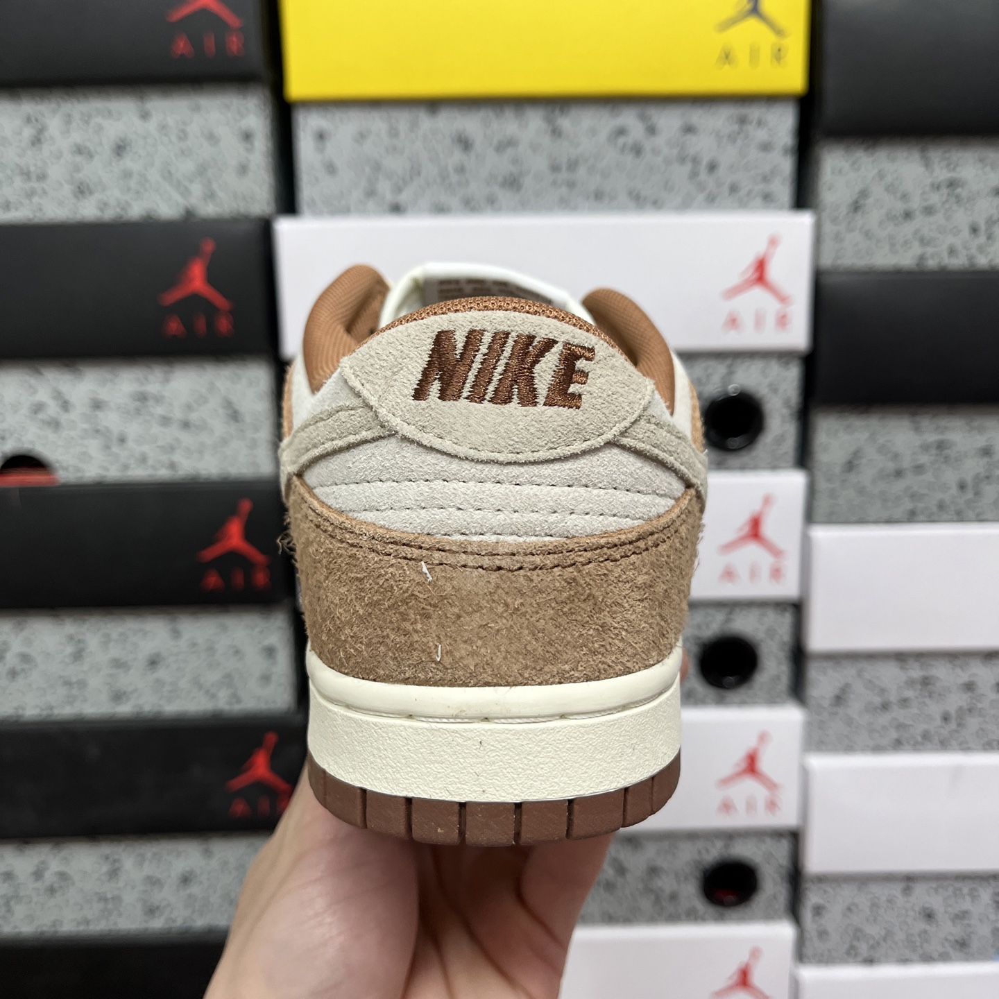 版纯原 NK Dunk Low PRM”Medium Curry“白棕 奶茶 货号：DD1390-100
