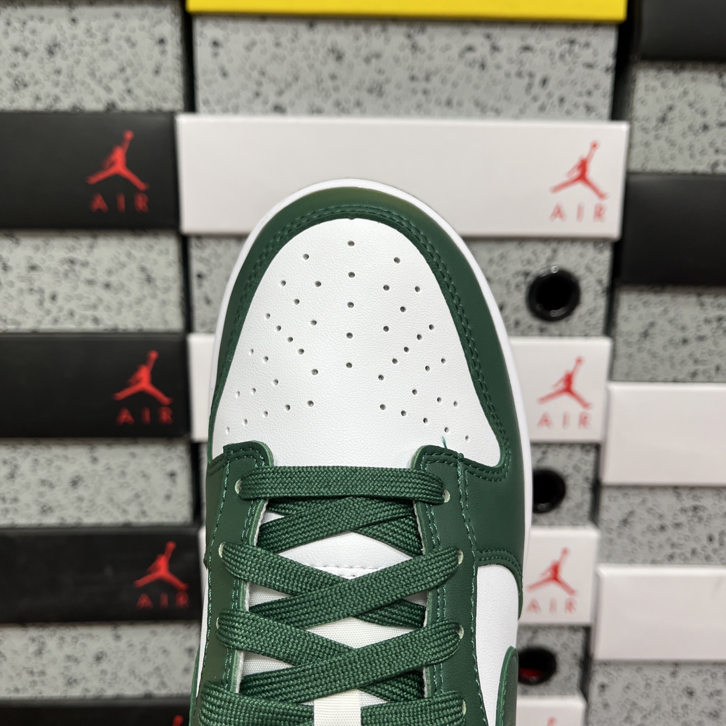 版 NK Dunk Low 白绿 ＃原厂Sadesa D7 皮料 全套原楦原模倾力打造完美版型 独家原厂