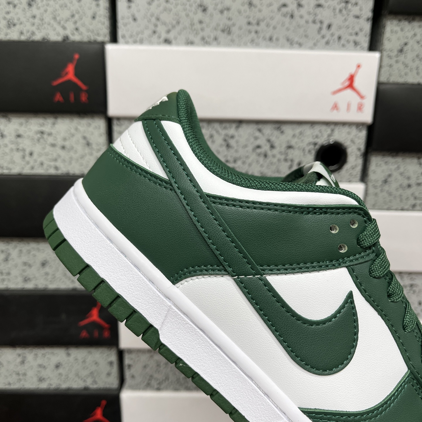 版 NK Dunk Low 白绿 ＃原厂Sadesa D7 皮料 全套原楦原模倾力打造完美版型 独家原厂