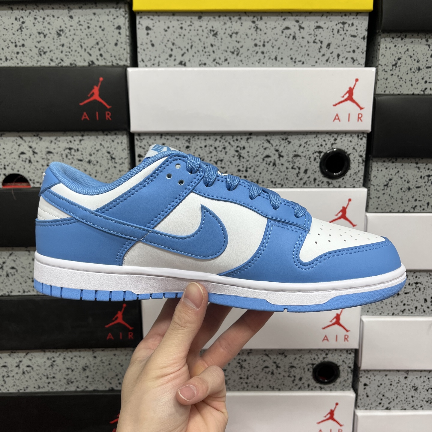 版 纯原 NK Dunk Low 大学蓝 全套原楦原模倾力打造完美版型 独家原厂航空铝磨具打磨大底 鞋头