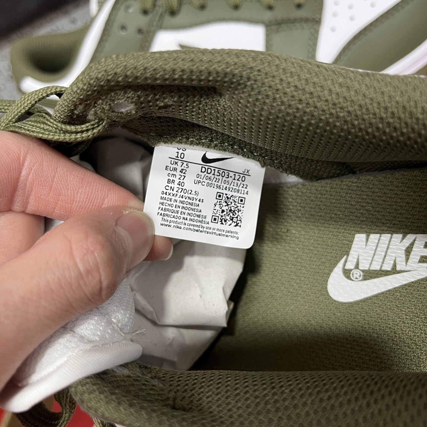 纯原 dunk橄榄绿 毫无疑问市场中端王者 实力大厂出品 新配色陆续开发 利润个位数只为口碑 全套原纸板