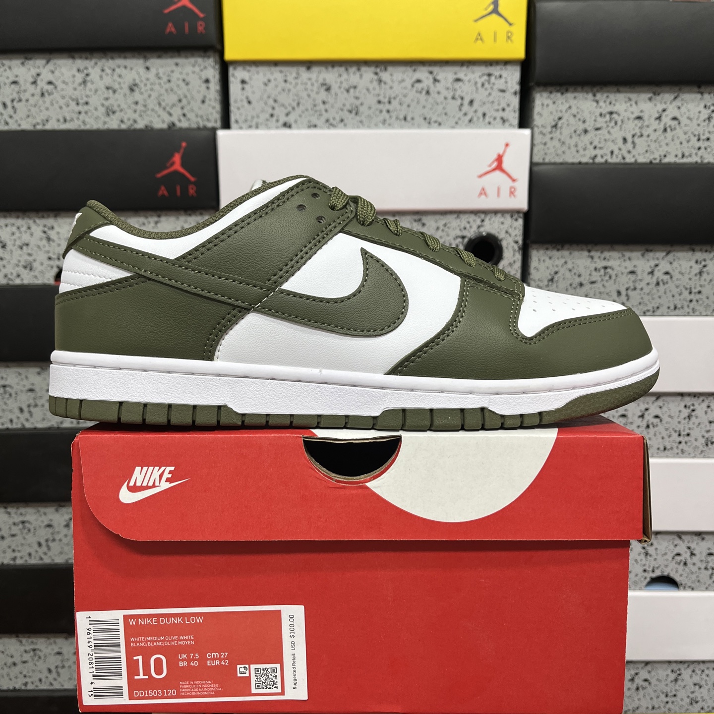 纯原 dunk橄榄绿 毫无疑问市场中端王者 实力大厂出品 新配色陆续开发 利润个位数只为口碑 全套原纸板