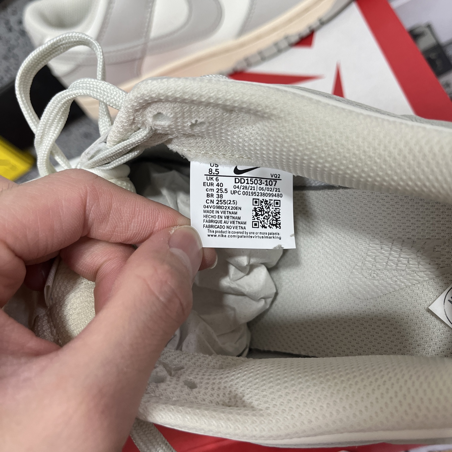 版 纯原 NK Dunk Low ”Light Bone“ 骨白 DD1503-107独家原厂航空铝磨具