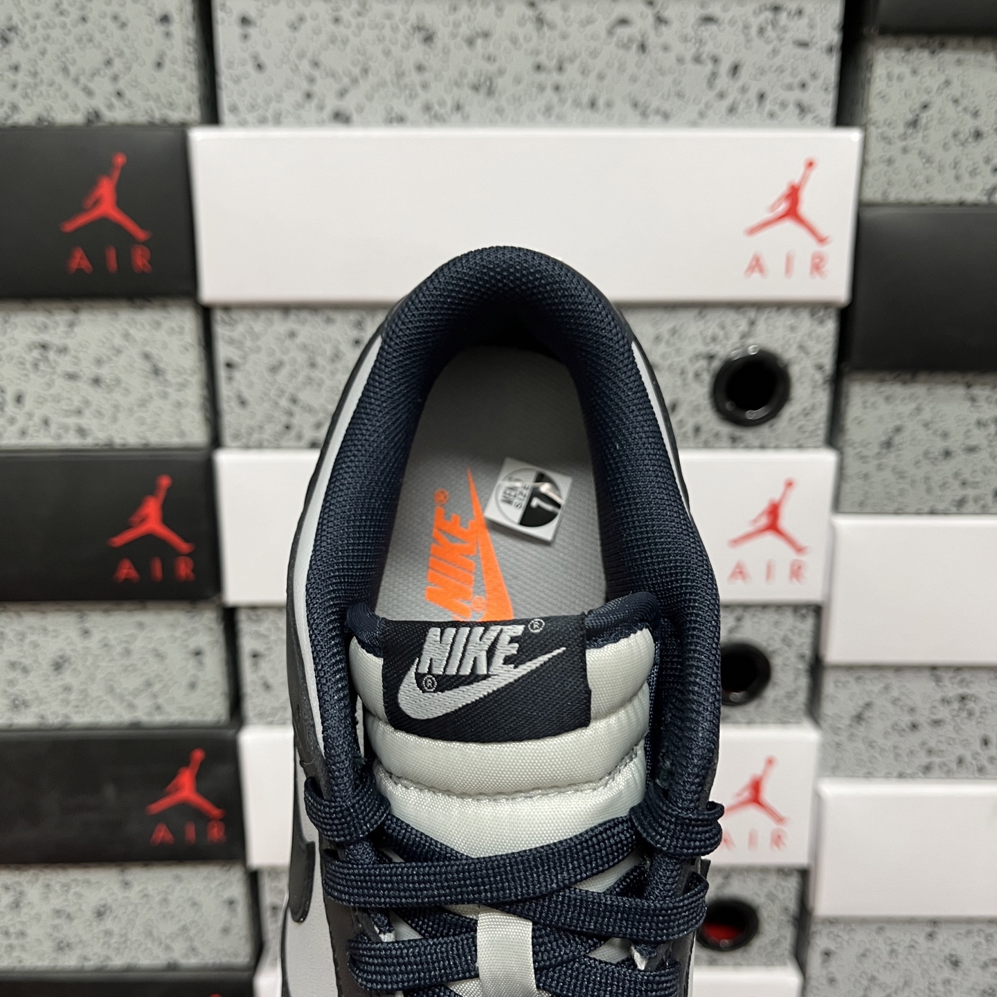 版纯原 Nike Dunk Low Retro 乔治城灰蓝 低帮运动休闲滑板板鞋 原厂皮料 全新购入新冲