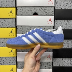 Adidas Originals Gazelle INdoor 蓝白 阿迪达斯 三叶草休闲防滑耐磨低帮 Adidas Originals Gazelle INdoor 蓝白 阿迪达斯 三叶草休闲防滑耐磨低帮
