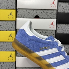 Adidas Originals Gazelle INdoor 蓝白 阿迪达斯 三叶草休闲防滑耐磨低帮 Adidas Originals Gazelle INdoor 蓝白 阿迪达斯 三叶草休闲防滑耐磨低帮