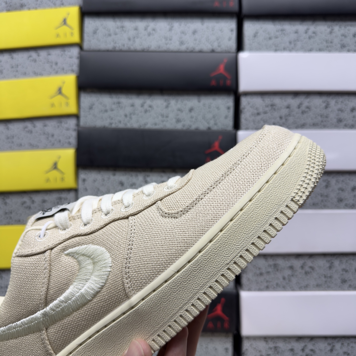 X版 Nike Air Force 1'07 Low 斯图西联名 空军一号低帮休闲板鞋 CZ9084-200 #原楦头原 X版 Nike Air Force 1'07 Low 斯图西联名 空军一号低帮休闲板鞋 CZ9084-200 #原楦头原