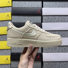 X版 Nike Air Force 1'07 Low 斯图西联名 空军一号低帮休闲板鞋 CZ9084-200 #原楦头原 X版 Nike Air Force 1'07 Low 斯图西联名 空军一号低帮休闲板鞋 CZ9084-200 #原楦头原