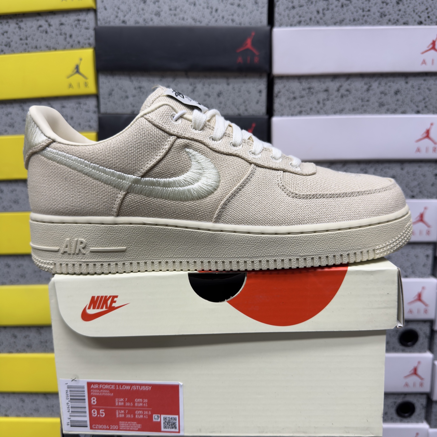 X版 Nike Air Force 1'07 Low 斯图西联名 空军一号低帮休闲板鞋 CZ9084-200 #原楦头原 X版 Nike Air Force 1'07 Low 斯图西联名 空军一号低帮休闲板鞋 CZ9084-200 #原楦头原