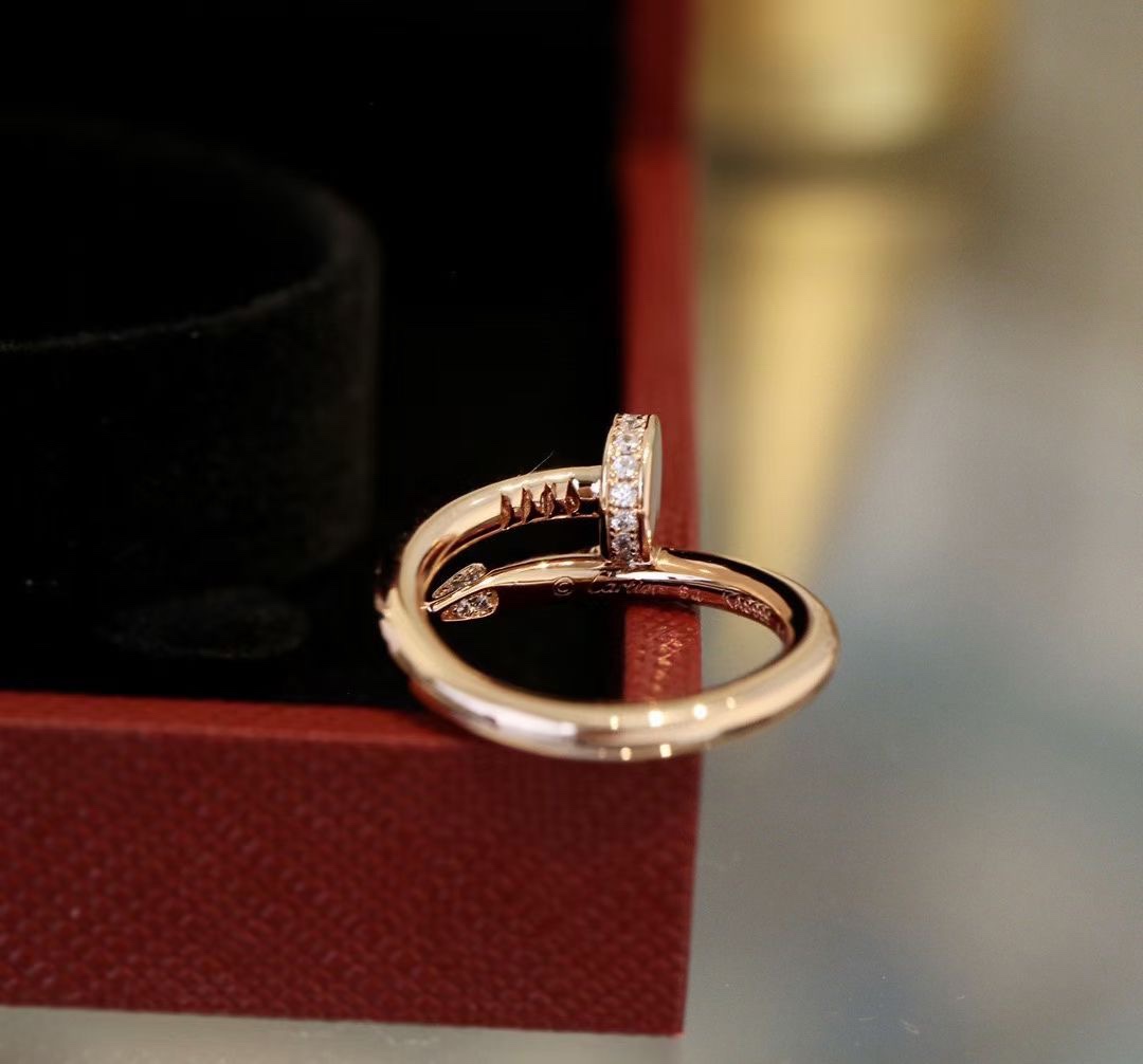 Cartier Cartier 款钉子戒指，头尾钻戒指