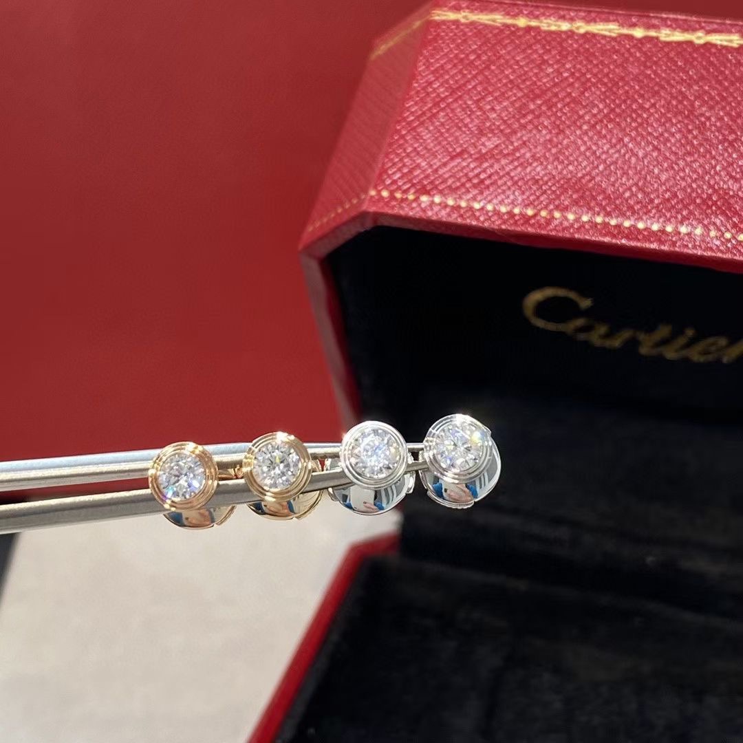 Cartier Cartier 卡地亚 飞碟单钻耳钉