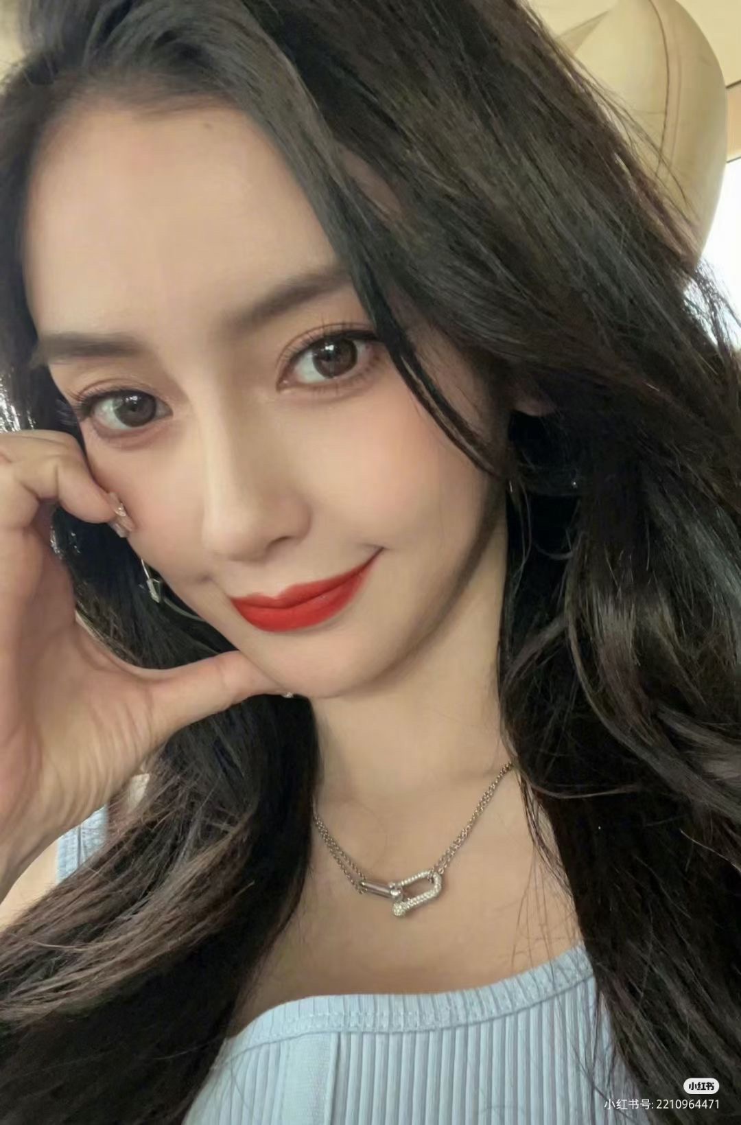 Tiffany & Co. Tiffany hardwear带钻竹节双环项链