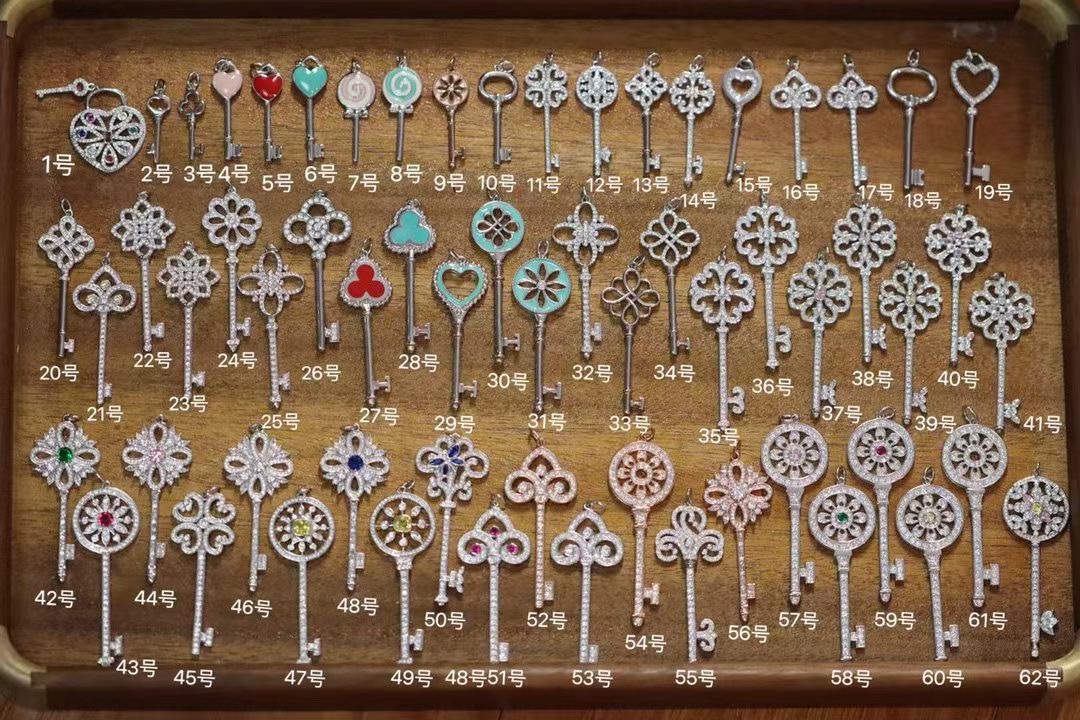 Tiffany & Co. 全集1-61号 Tiffany&Co.925纯银 款钥匙 项链