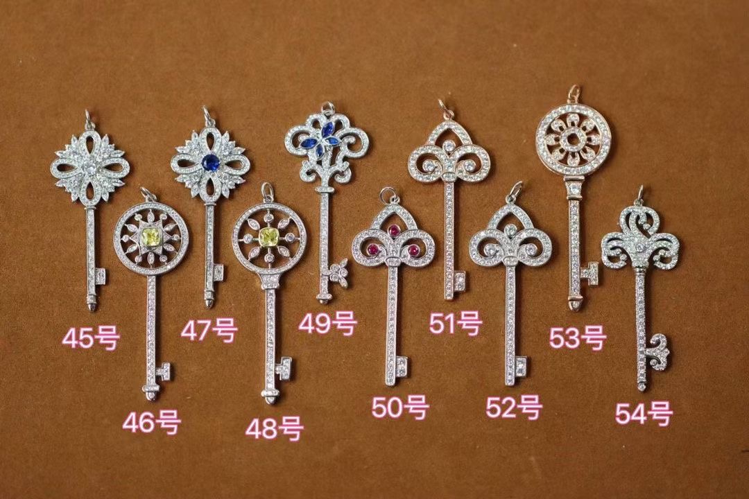 Tiffany & Co. 全集1-61号 Tiffany&Co.925纯银 款钥匙 项链