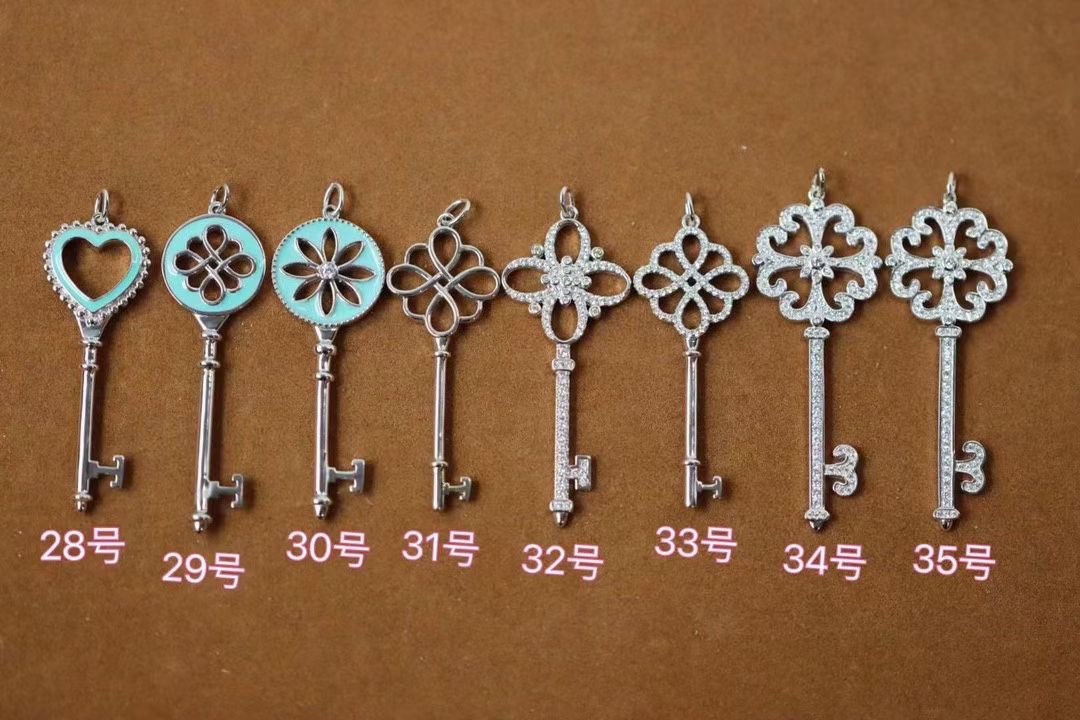 Tiffany & Co. 全集1-61号 Tiffany&Co.925纯银 款钥匙 项链