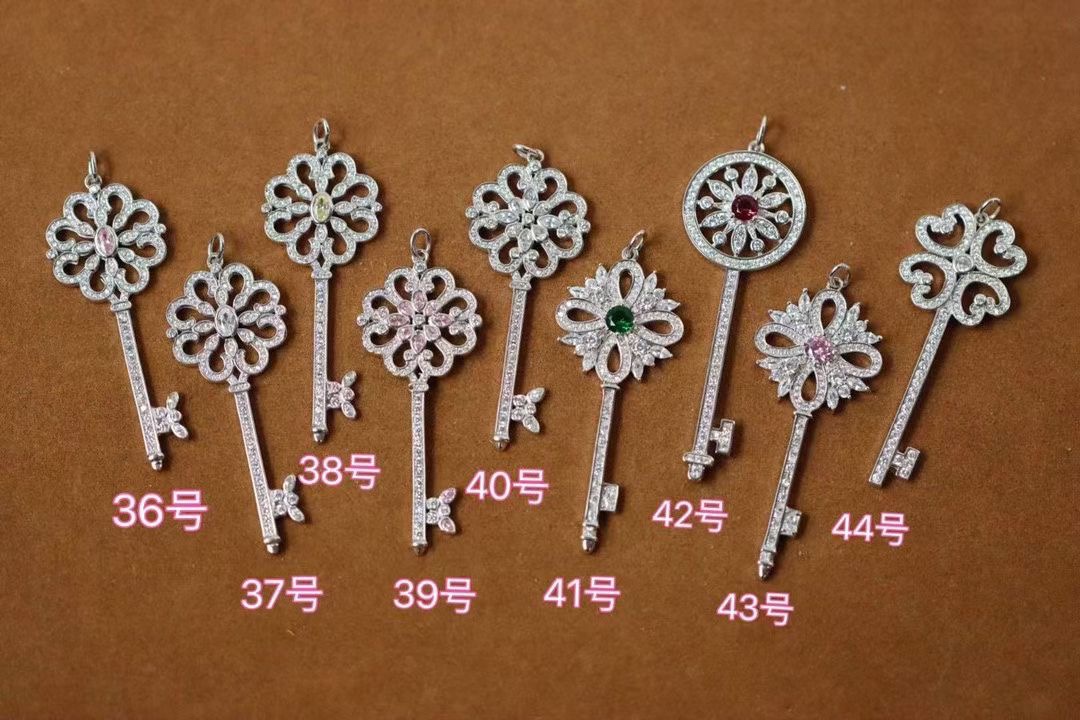Tiffany & Co. 全集1-61号 Tiffany&Co.925纯银 款钥匙 项链