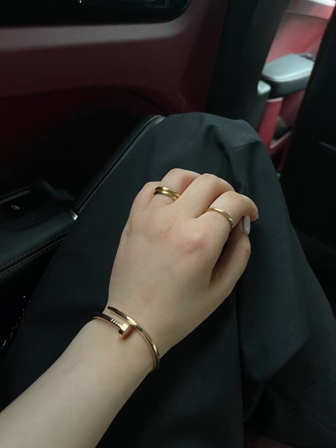 Cartier Cartier 金色 无钻钉子手镯