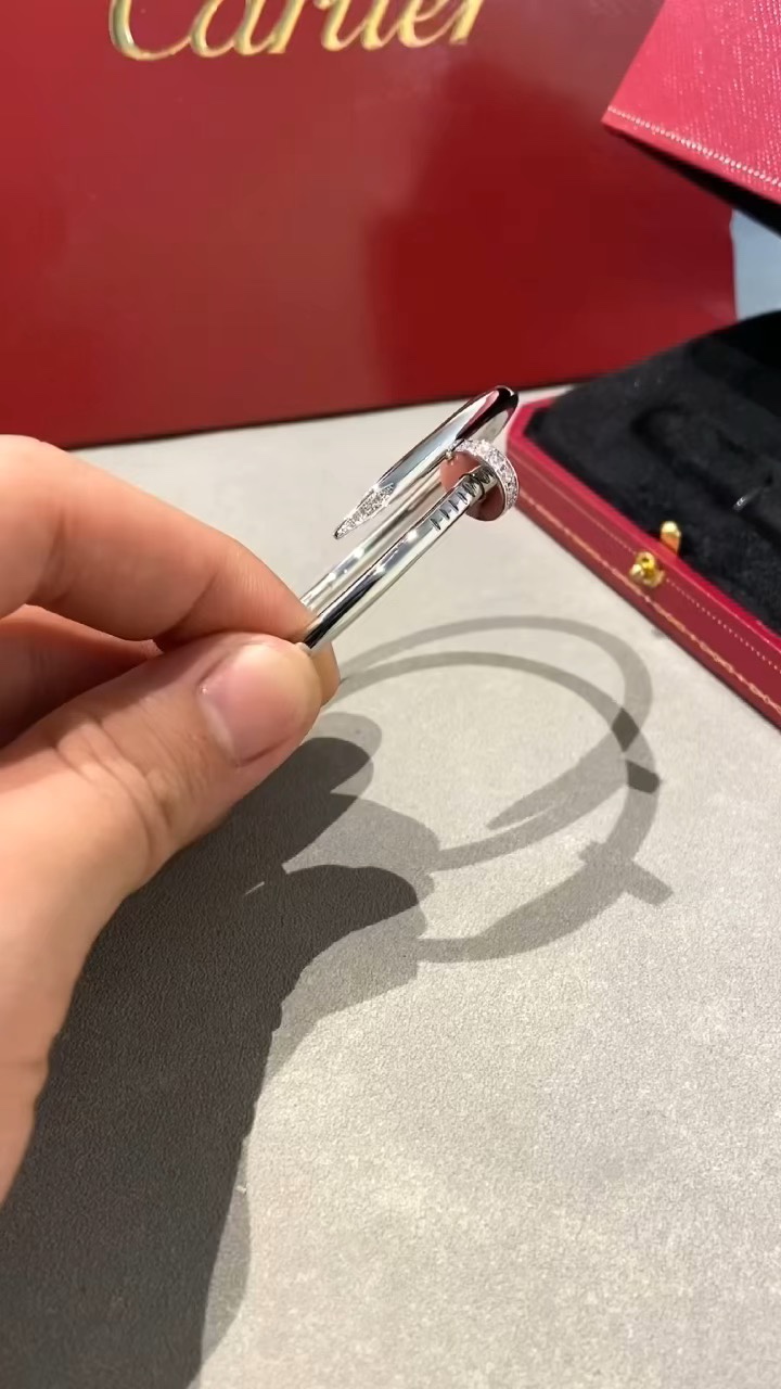 Cartier Cartier 银色 头尾钻钉子手镯