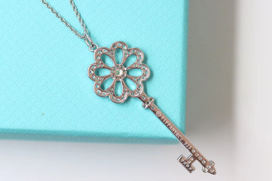 Tiffany & Co. Tiffany&Co.925纯银 款黄钻花型钥匙