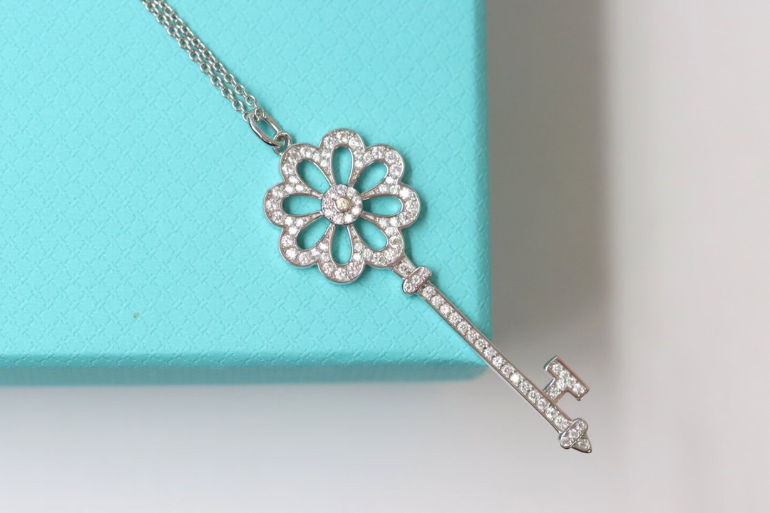Tiffany & Co. Tiffany&Co.925纯银 款黄钻花型钥匙