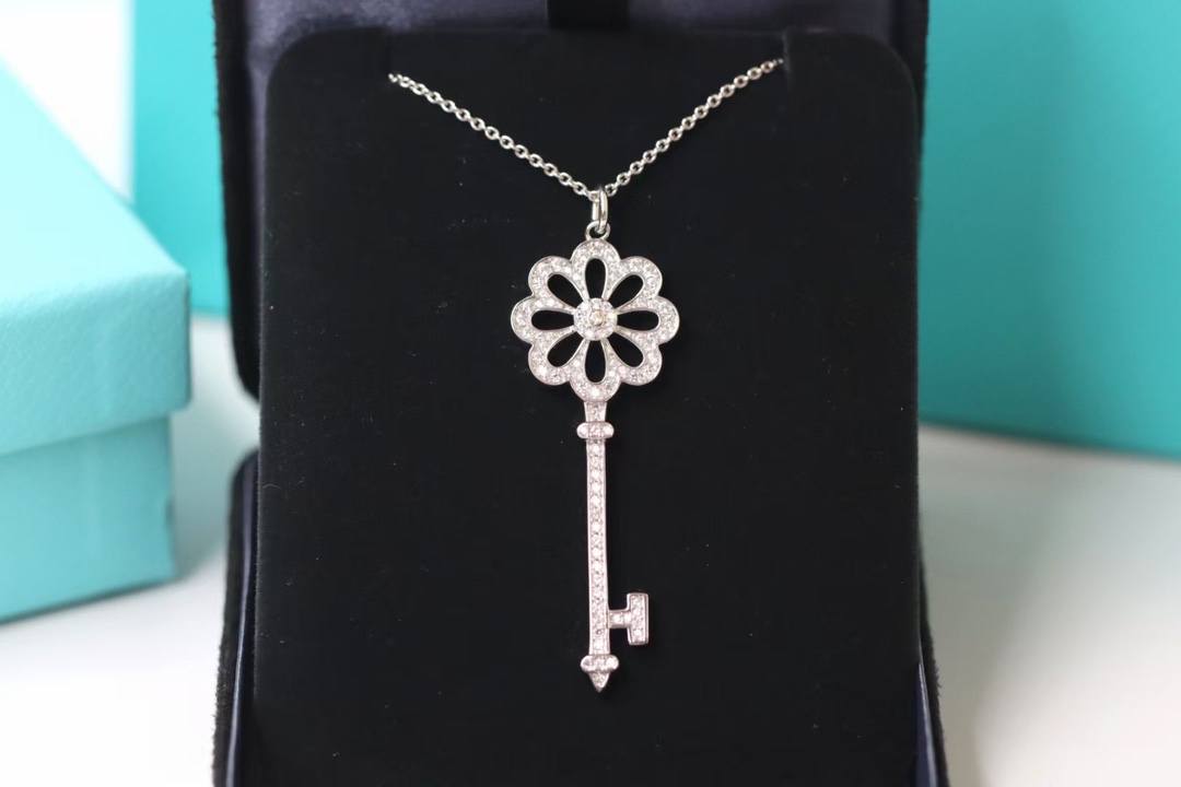 Tiffany & Co. Tiffany&Co.925纯银 款黄钻花型钥匙