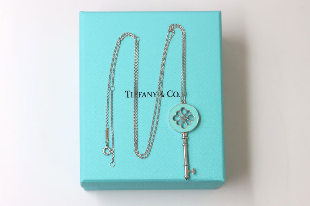 Tiffany & Co. Tiffany&Co.925纯银 珐琅中国结钥匙