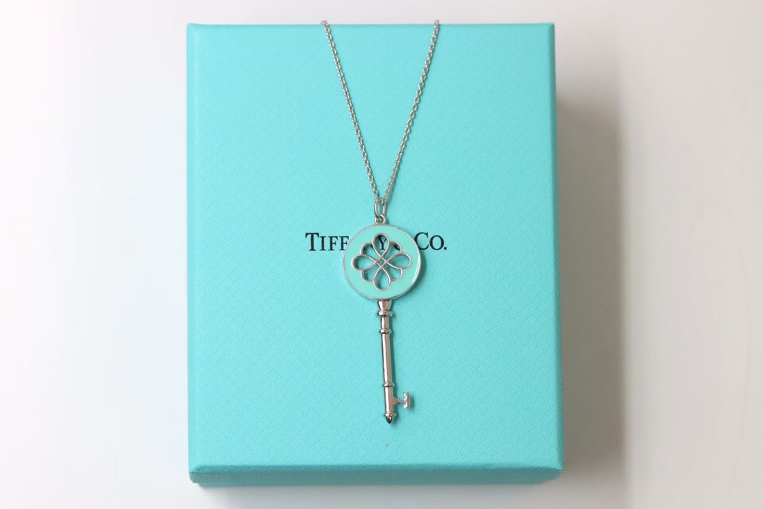 Tiffany & Co. Tiffany&Co.925纯银 珐琅中国结钥匙