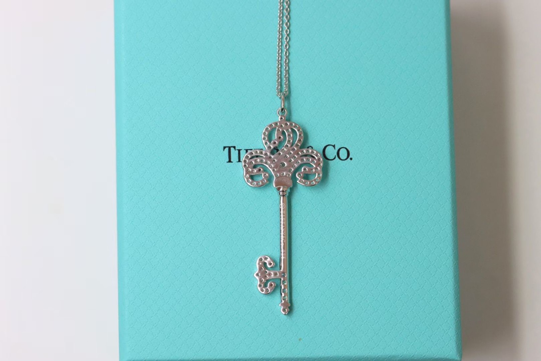 Tiffany & Co. Tiffany&Co.925纯银 鸢尾花满钻钥匙
