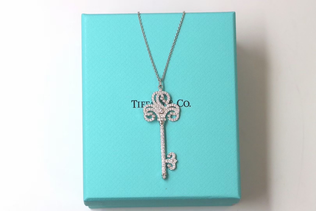 Tiffany & Co. Tiffany&Co.925纯银 鸢尾花满钻钥匙