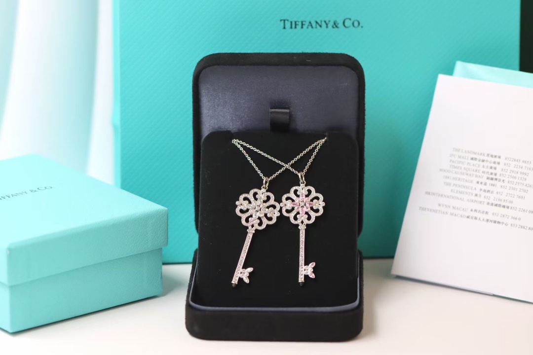 Tiffany & Co. Tiffany&Co.925纯银 爱心钥匙项链