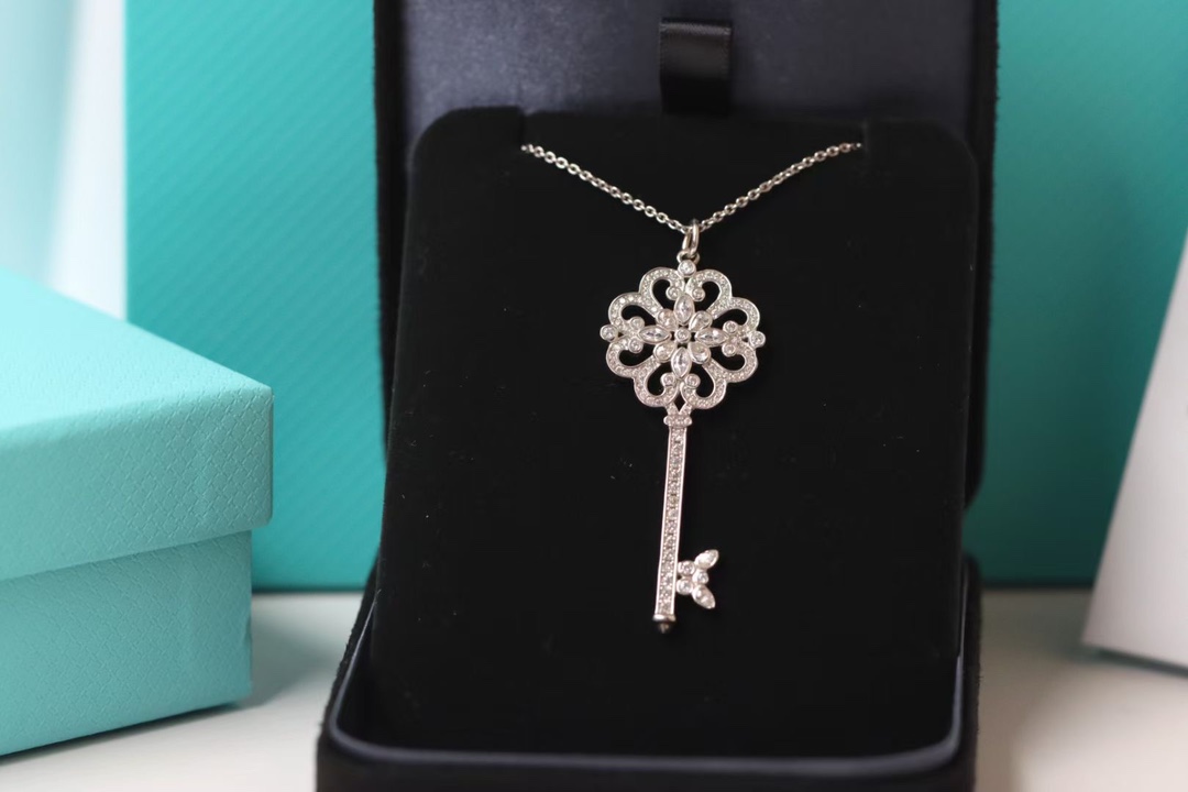 Tiffany & Co. Tiffany&Co.925纯银 爱心钥匙项链