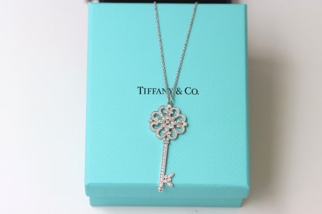 Tiffany & Co. Tiffany&Co.925纯银 爱心钥匙项链