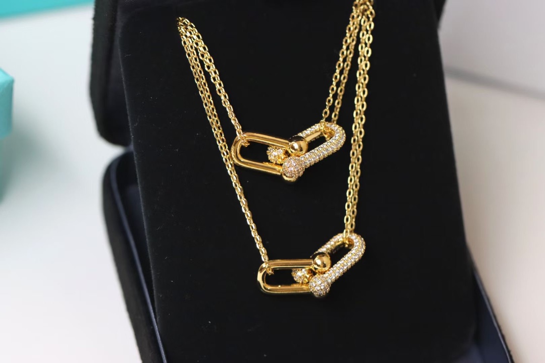 Tiffany & Co. Tiffany&co.hardwear系列u形双链环项链