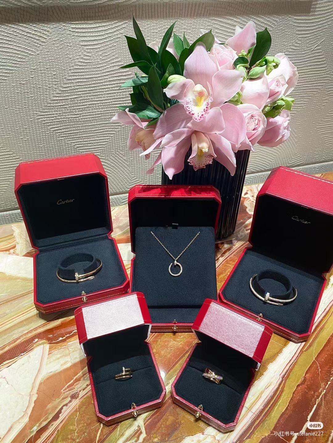 Cartier 卡地亚 钉子套装 头尾钻款
