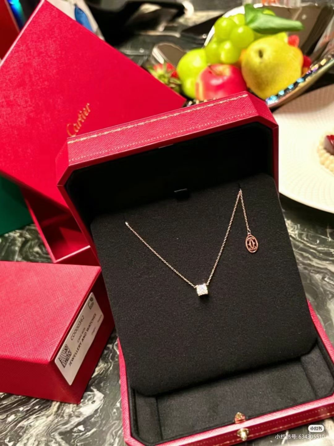 Cartier 卡地亚牛角钻套装