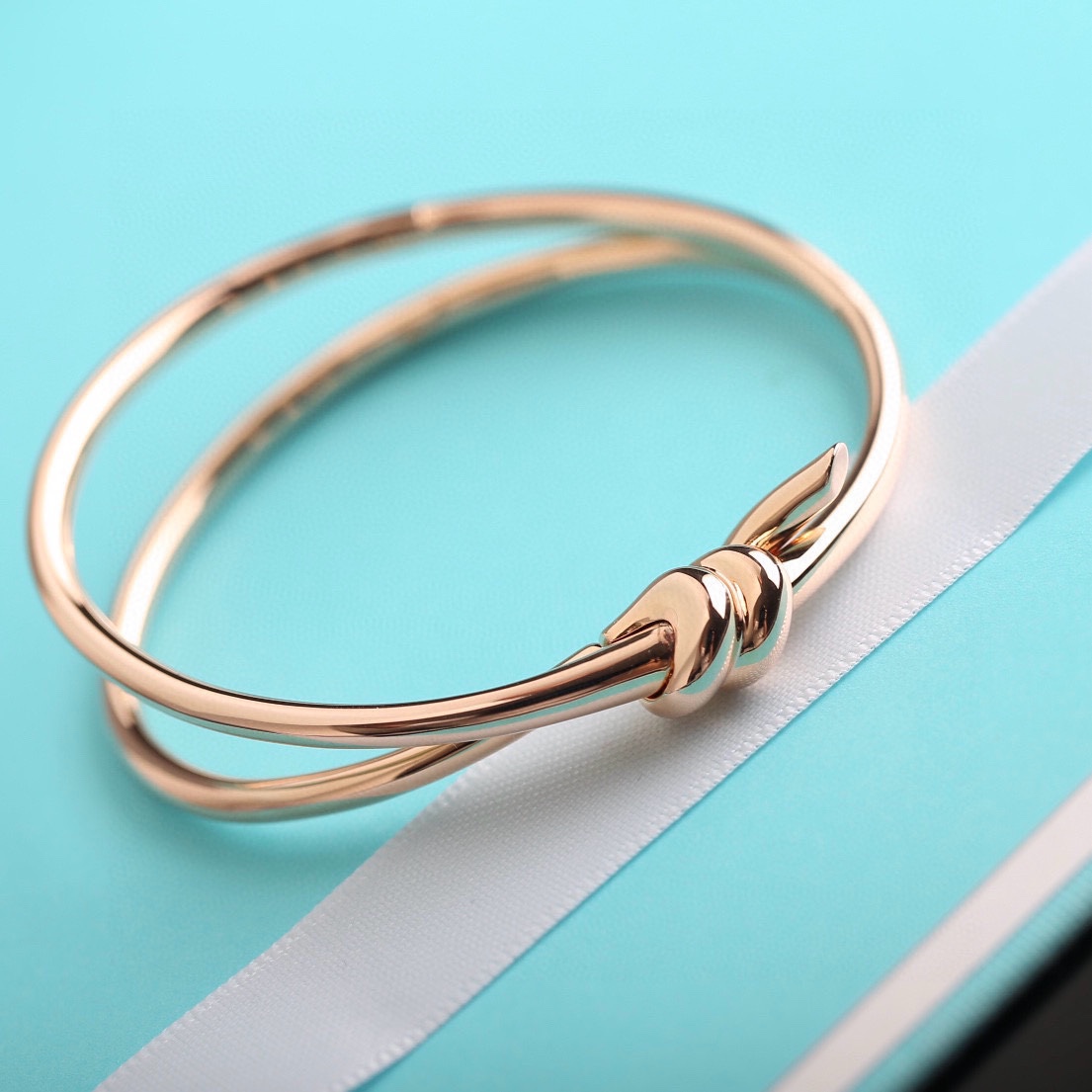 Tiffany & Co. Tiffany&Co. T Knot无钻绳结手镯