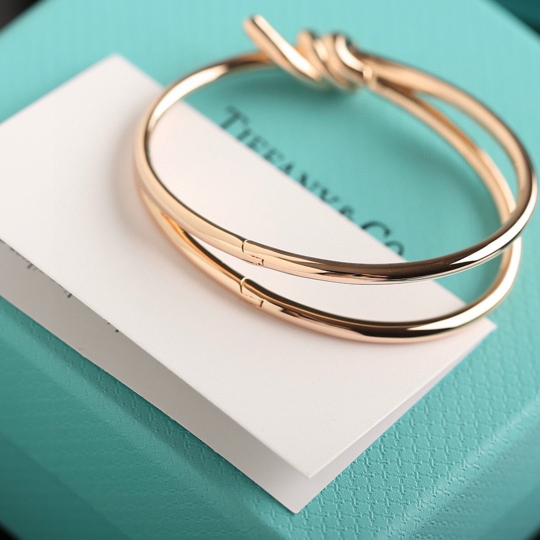 Tiffany & Co. Tiffany&Co. T Knot无钻绳结手镯