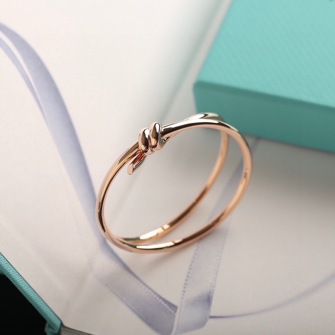 Tiffany & Co. Tiffany&Co. T Knot无钻绳结手镯