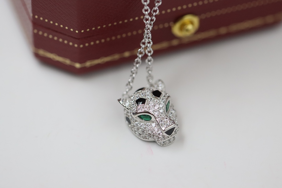 Cartier 卡地亚 Cartier高级珠宝系列 满钻豹子项链