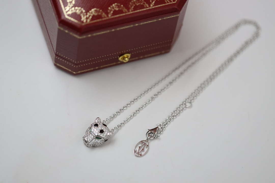 Cartier 卡地亚 Cartier高级珠宝系列 满钻豹子项链