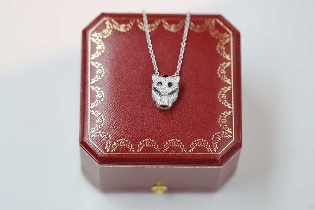 Cartier 卡地亚 Cartier高级珠宝系列 满钻豹子项链