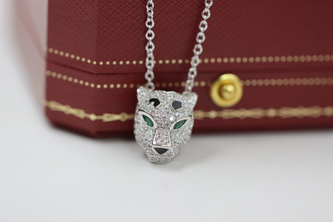Cartier 卡地亚 Cartier高级珠宝系列 满钻豹子项链