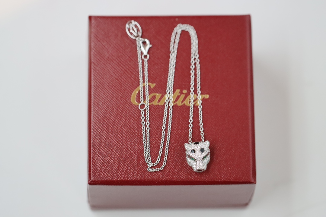 Cartier 卡地亚 Cartier高级珠宝系列 满钻豹子项链