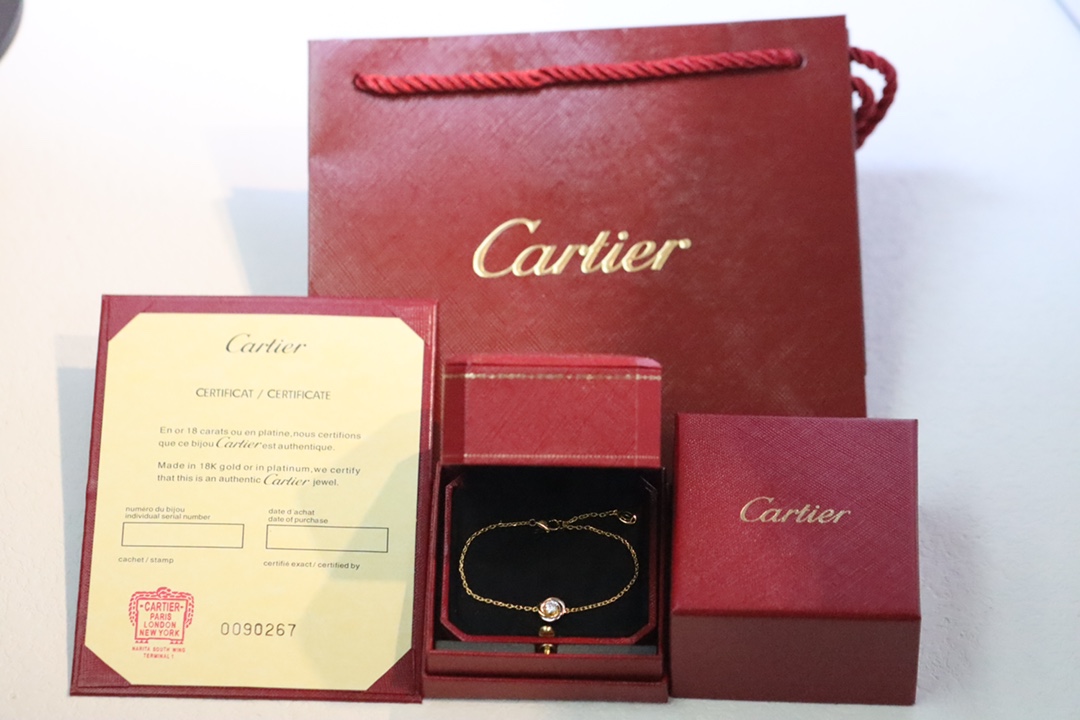 Cartier Cartier/卡地亚 三色圆环单钻手链