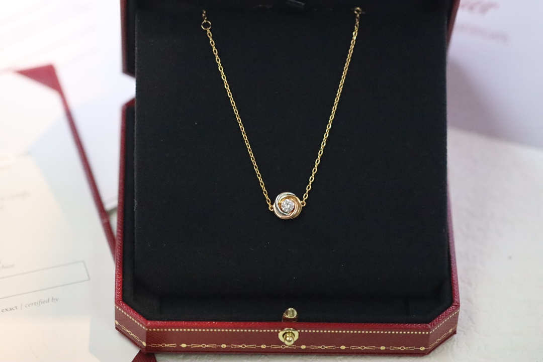 Cartier Cartier/卡地亚 三色单钻项链